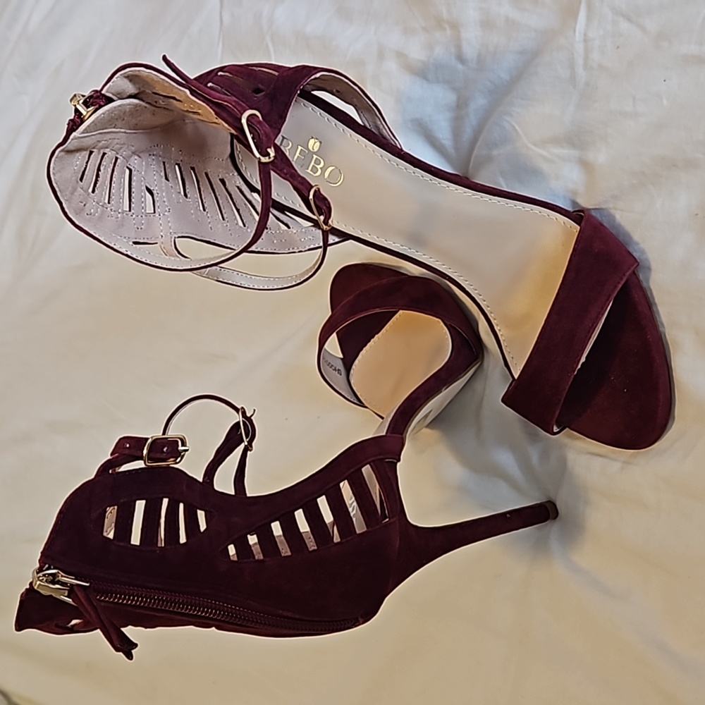 Elegant Burgundy Heels